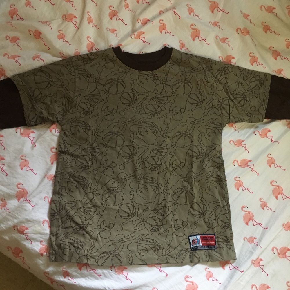 Green and brown Boys Shirt
